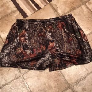 Camo pajama shorts